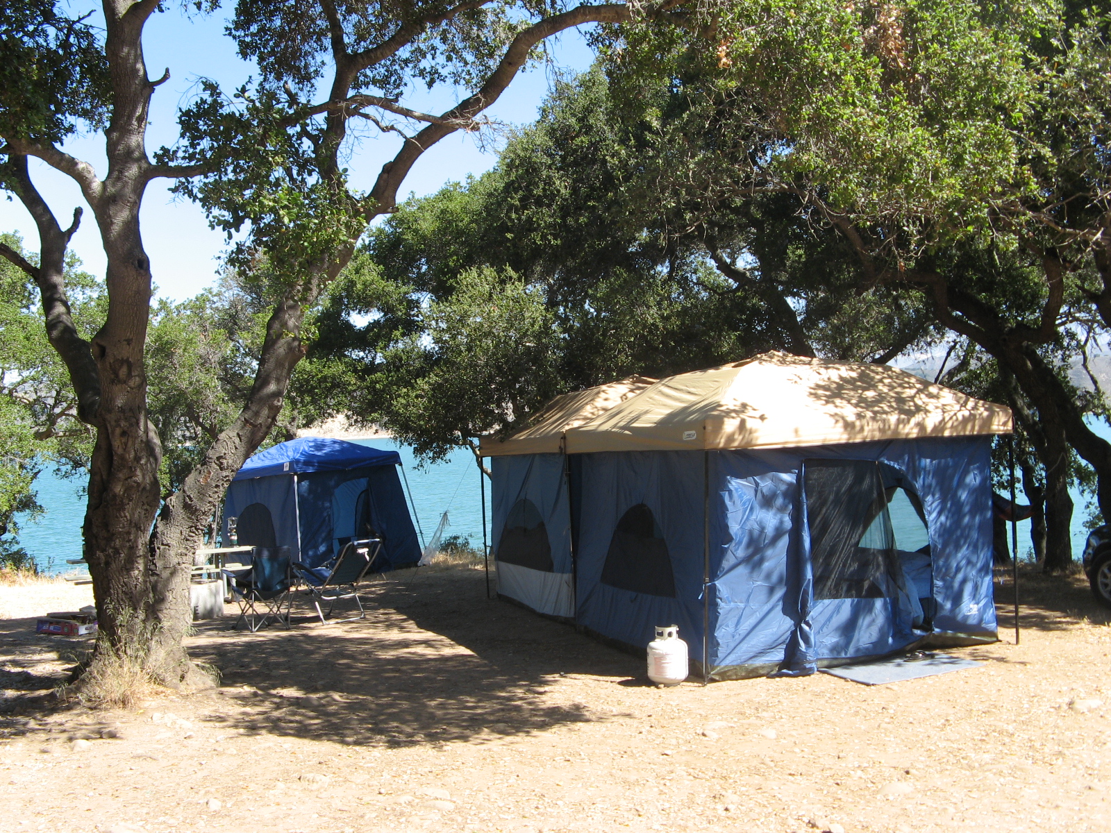 Standing Room Tent compound